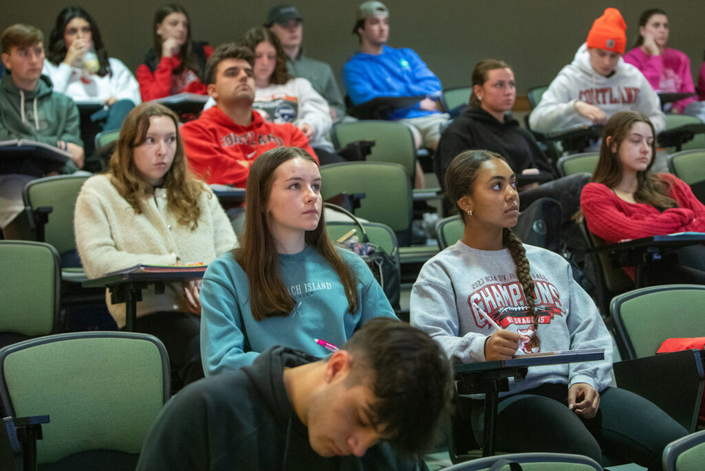 Students at SUNY Cortland