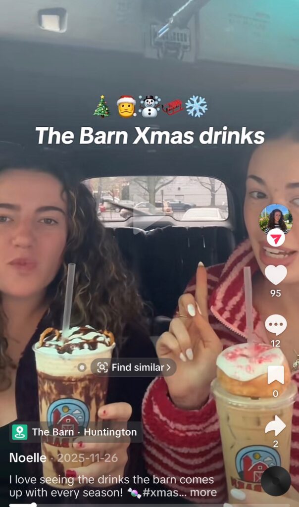 two girls reviewing 7 Brew