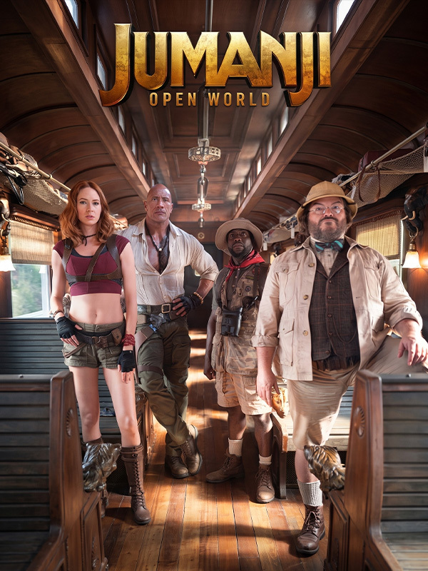Jumanji Open World movie poster