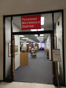 Entryway to Memorial Library’s Teaching Material Center