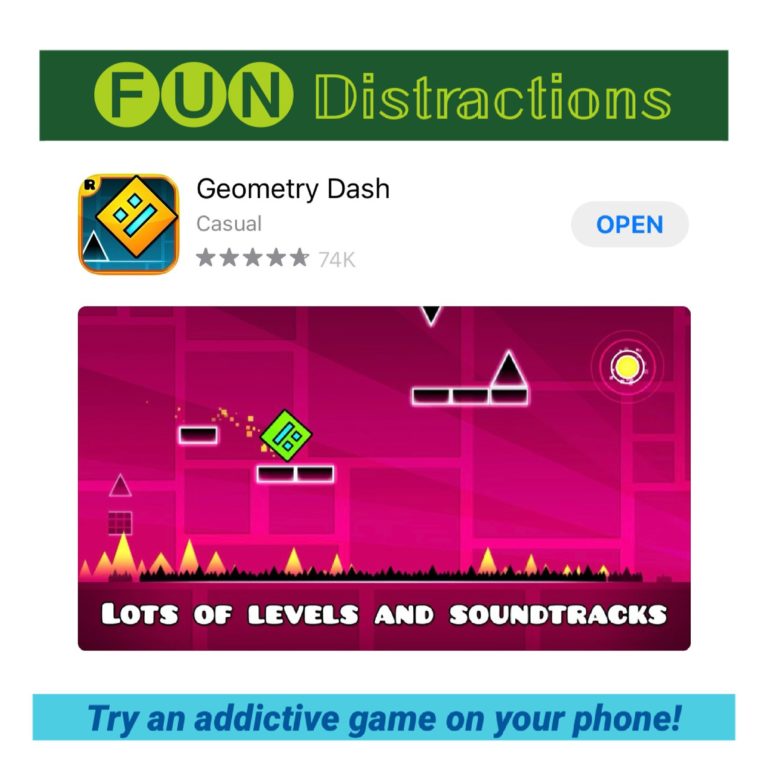 Fun Distraction: Geometry Dash – Memorial Library