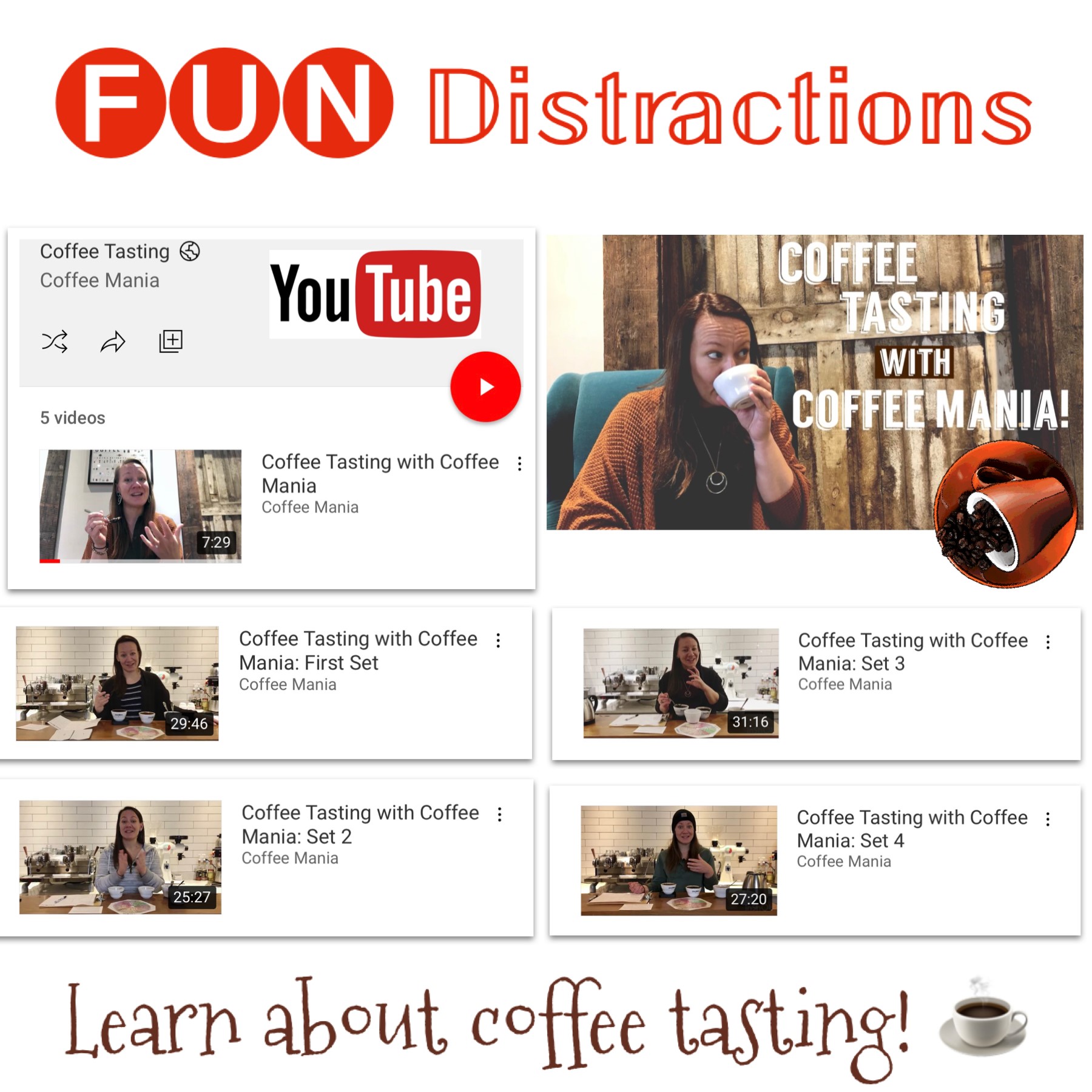 Images of Coffee Tasting videos from Youtube