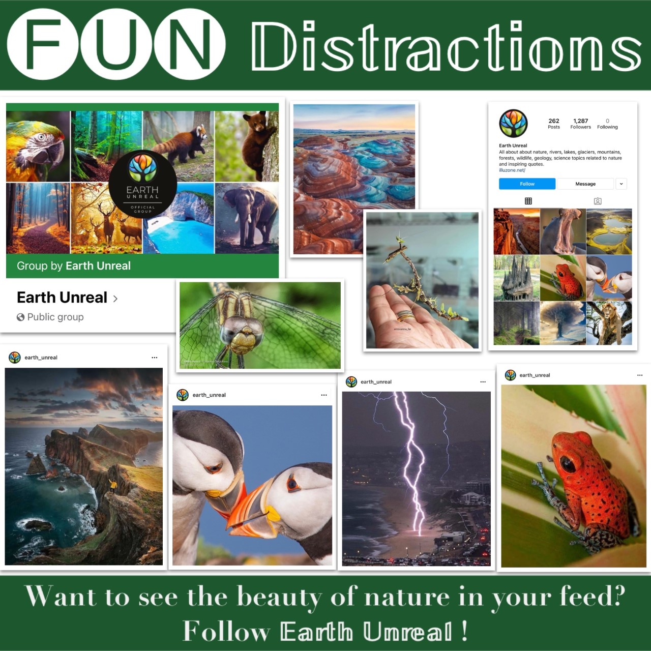  Image advertising the Library’s FUN Distractions series post about Earth Unreal