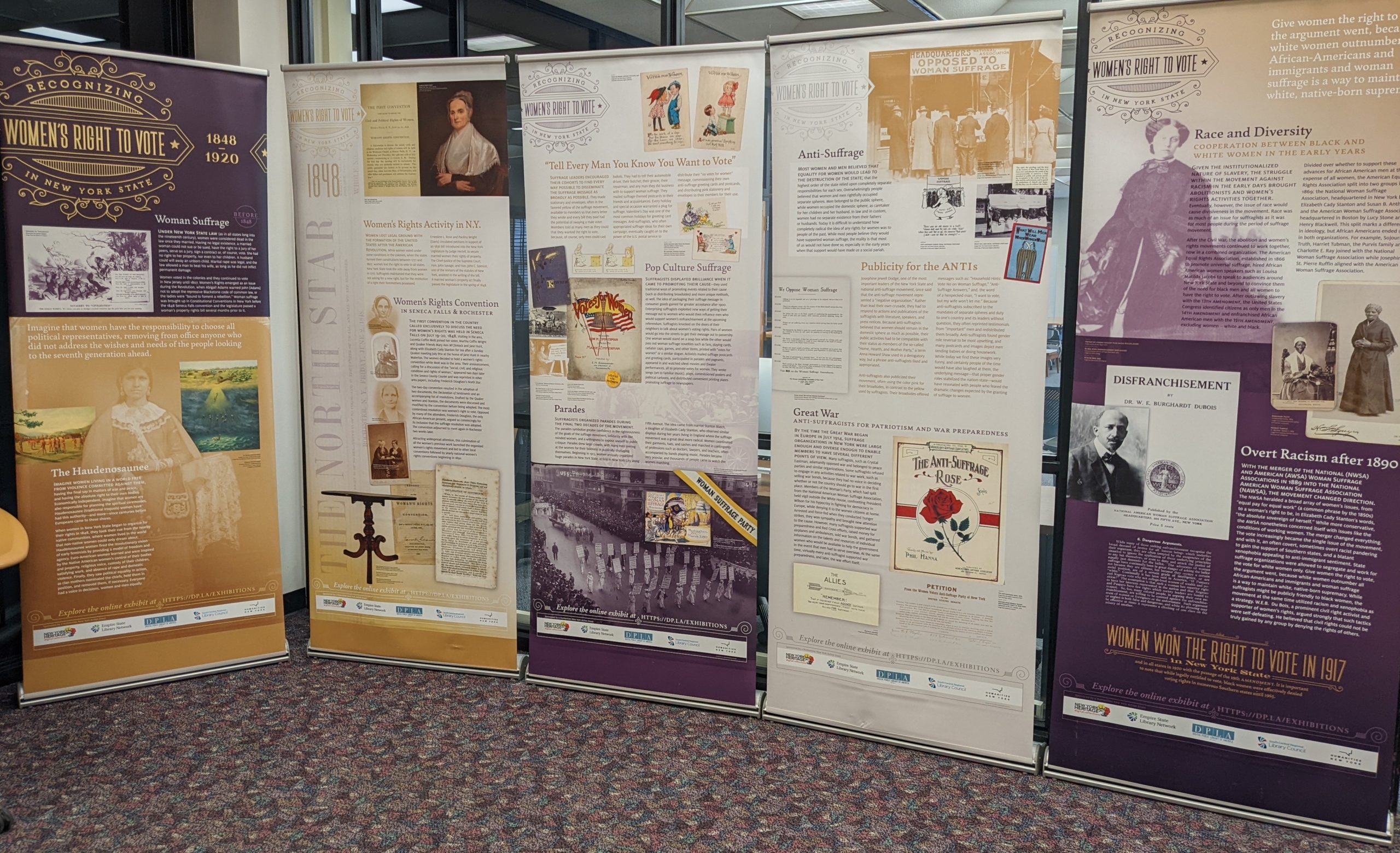 Image of the Women's Suffrage Exhibit