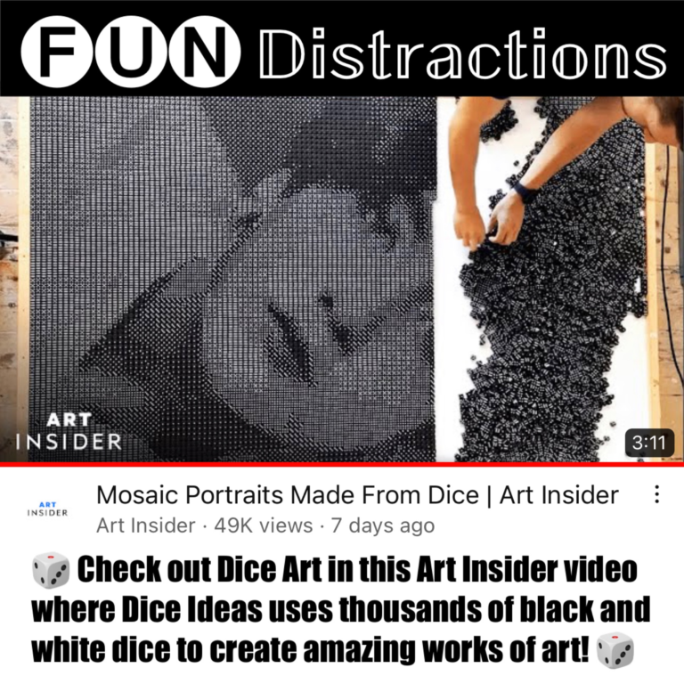 Fun Distraction Dice Art Library
