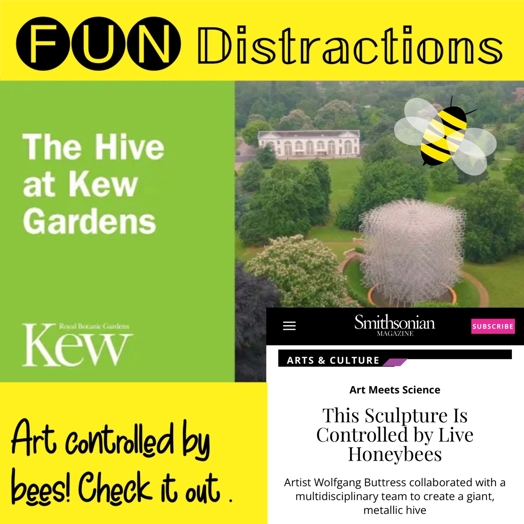 Image of the Hive sculpture at Kew Gardens