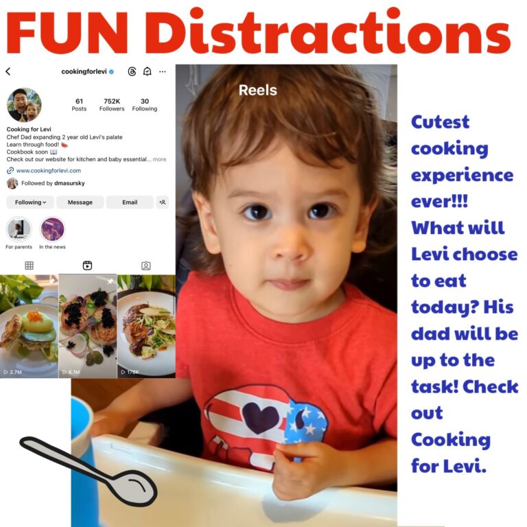 Fun Distraction: Cooking for Levi | Library