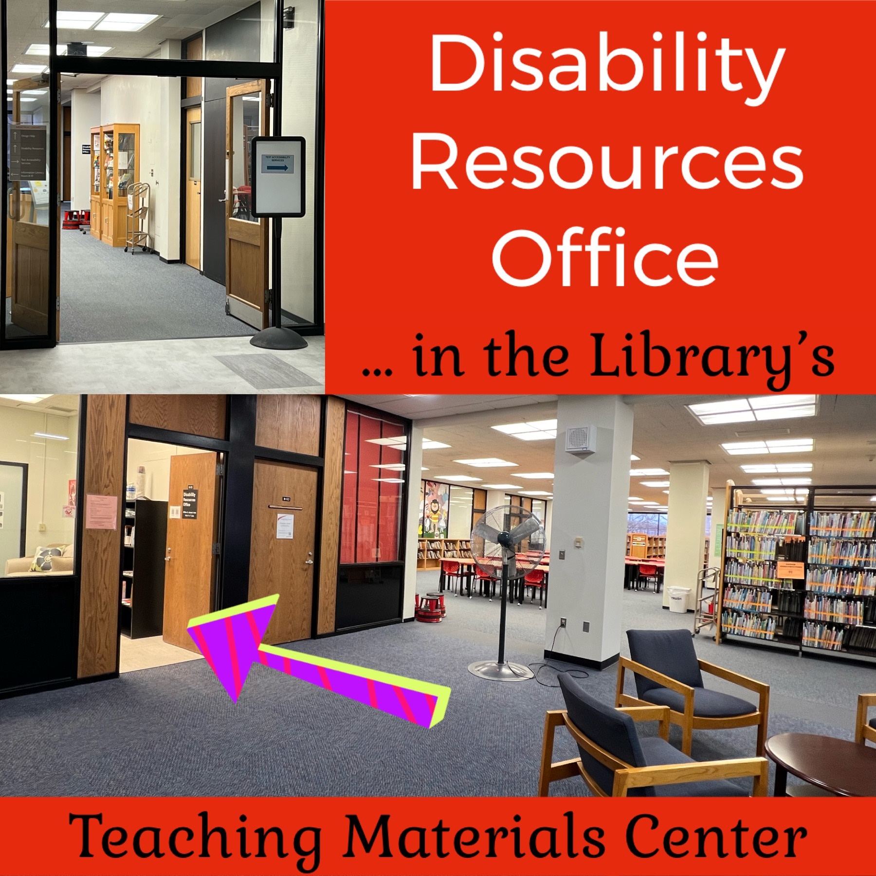 Looking for … DISABILITY RESOURCES … it’s in the Library! 