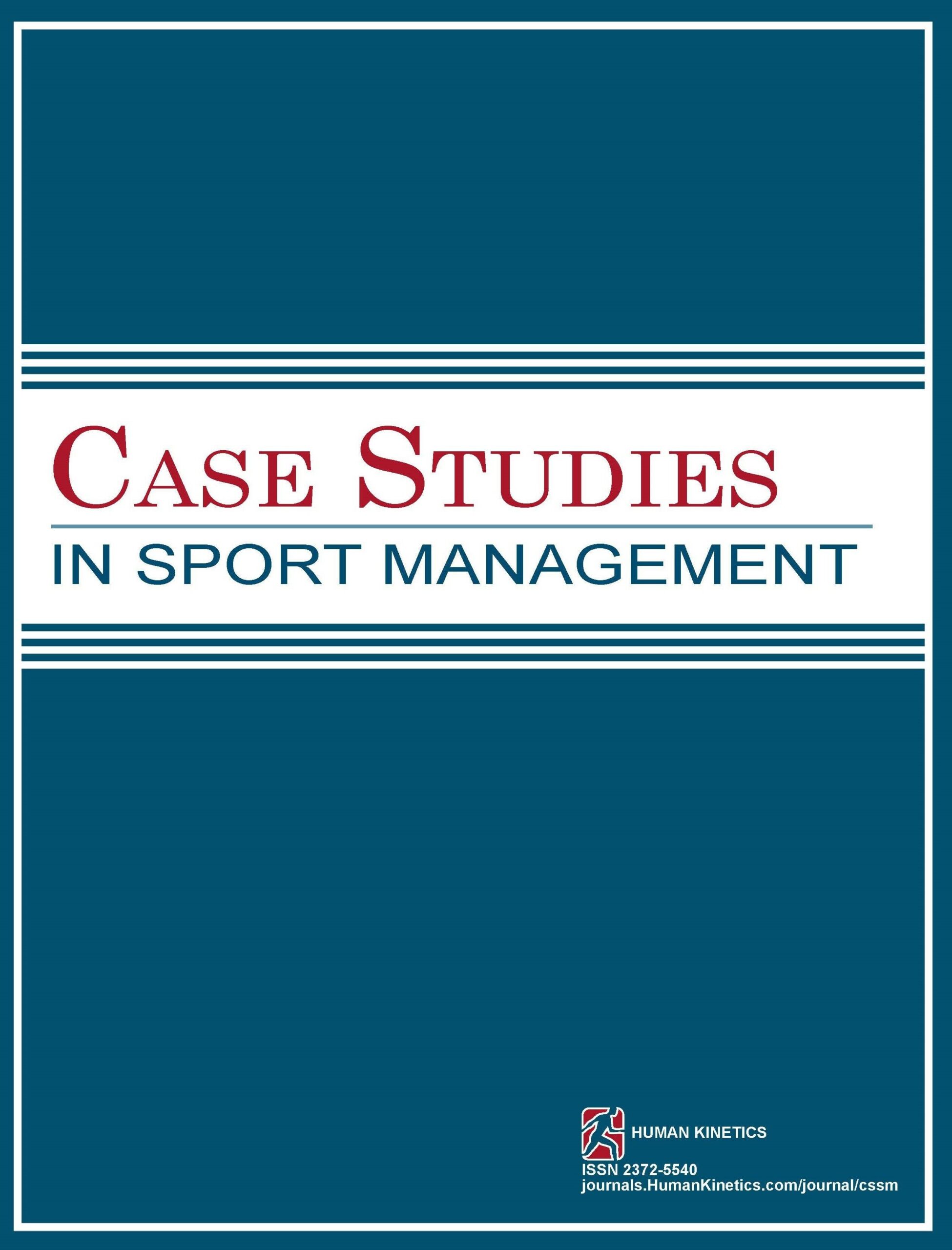 Cover of : Case Studies in Sport Management